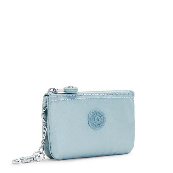 Plecaki Kipling Creativity Mini Metallic Pouch Keychain Aqua | PL 1116MQ